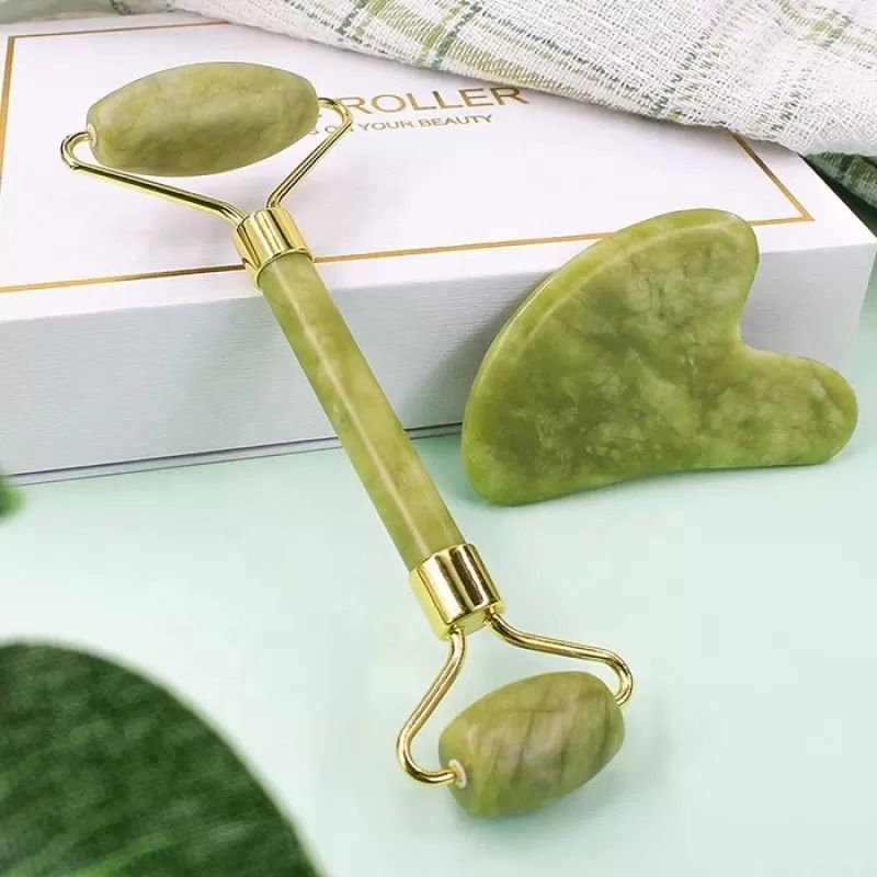 Jade roller and Gua Sha Stone