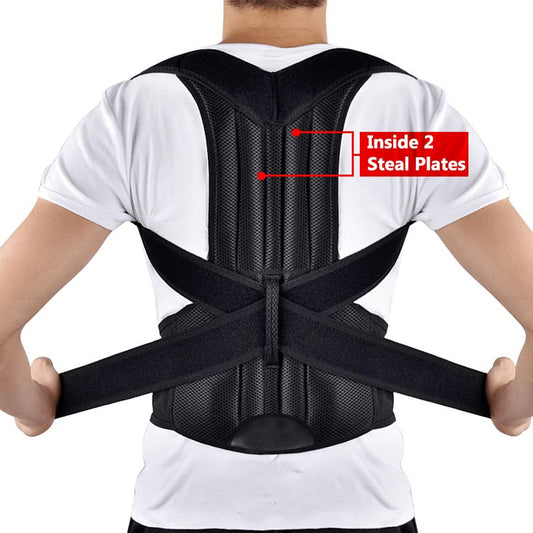 Adjustable Magnetic Posture Corrector Corset Back Brace Back